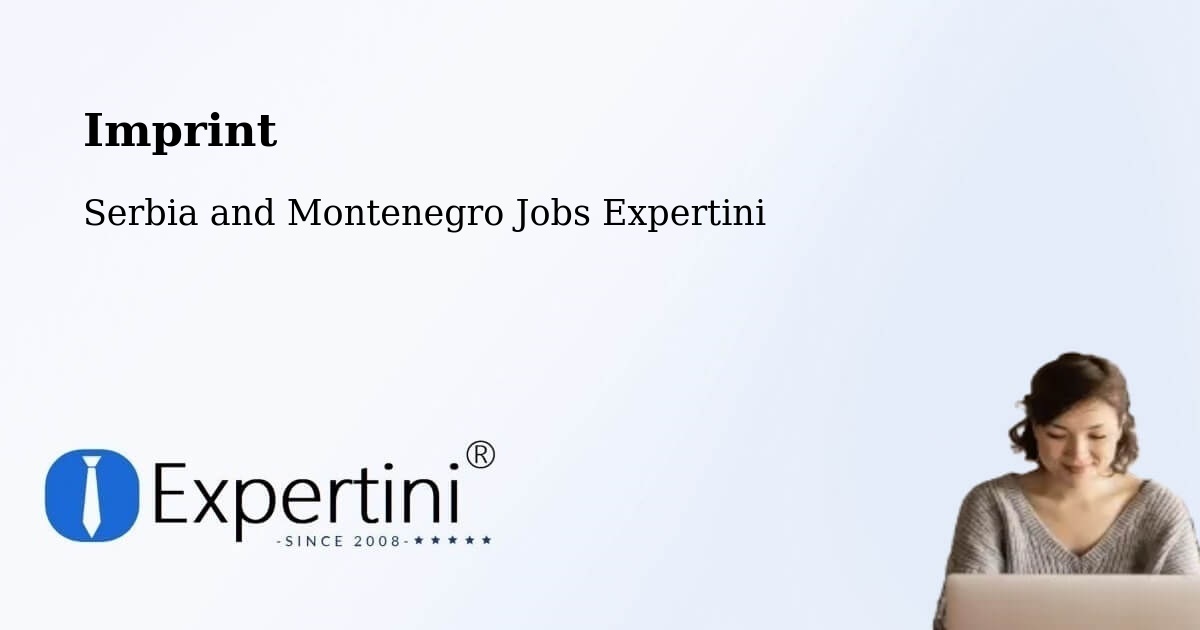 Imprint – Strathmore - Serbia and Montenegro Jobs Expertini